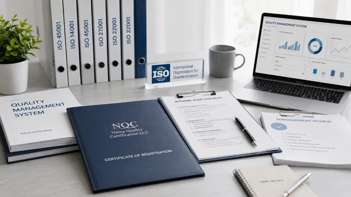Quality management system documentation and audit checklists